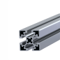 Preview: Aluminiumprofil 40×40 Nut 10 - Silber