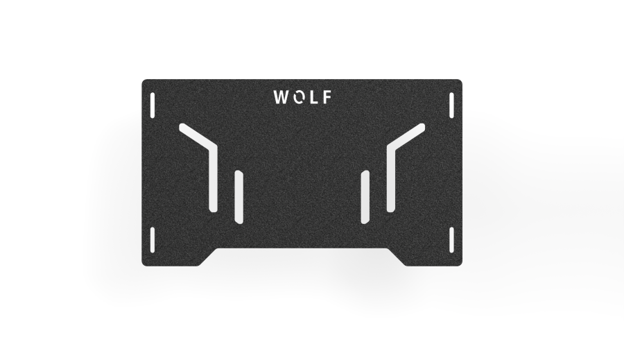 Preview: Fußablageblech