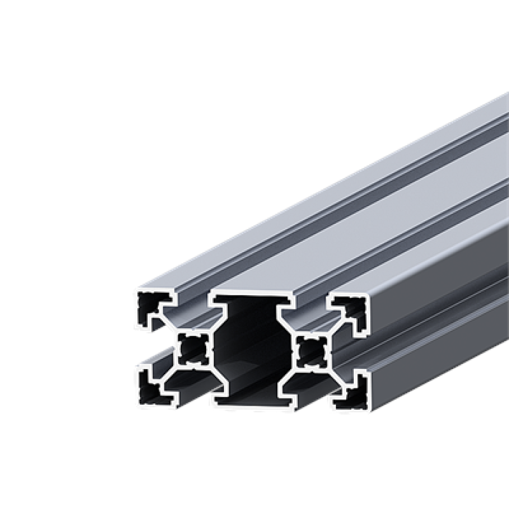 Aluminiumprofil 40×80 Nut 10 - Silber