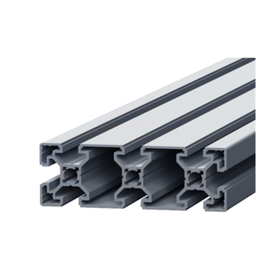 Aluminiumprofil 40×120 Nut 10 - Silber