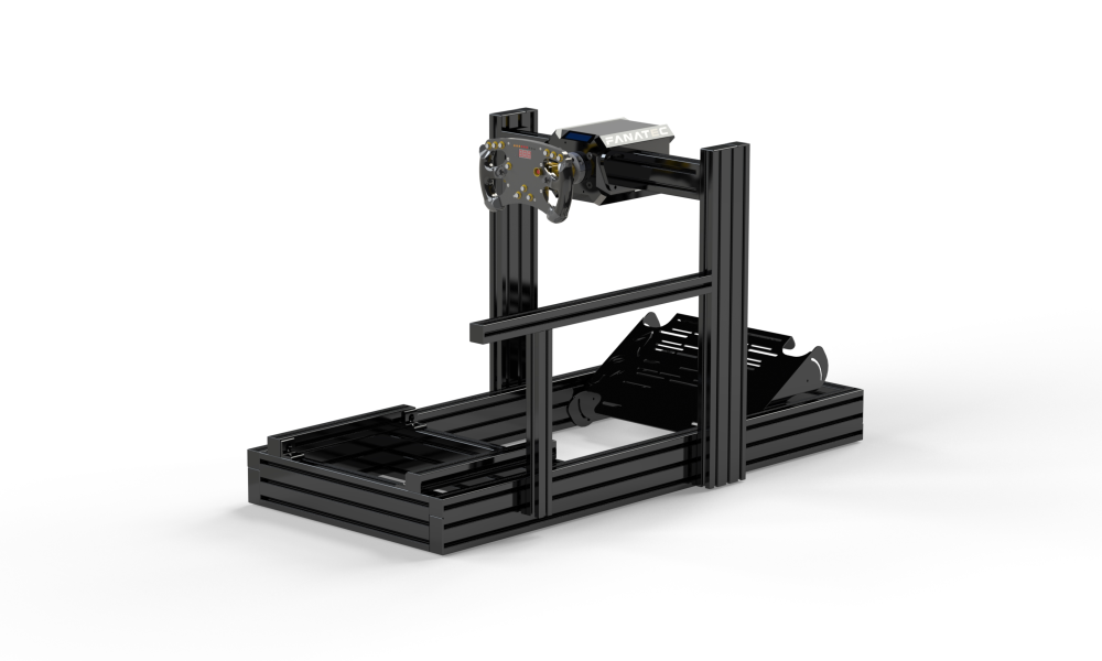 Fanatec Seitenmontageset Für Sim Rigs Cockpits DD1-2 CSLDD Mount Schwarz &Silber